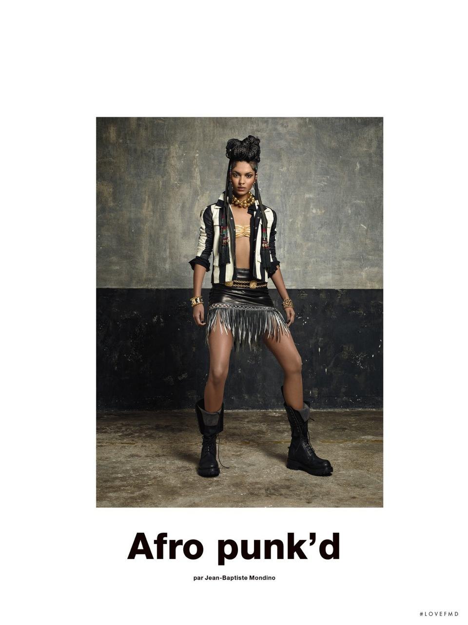 Bruna Rosa, magazine editorial by Jean-Baptiste Mondino
